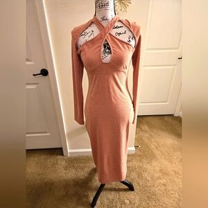 Shein ~ Sexy Cut Out, Open Back Bodycon Dress